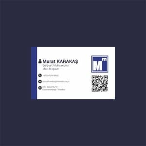 Muhasebeci Mali Müşavir Kartvizit Tasarımları